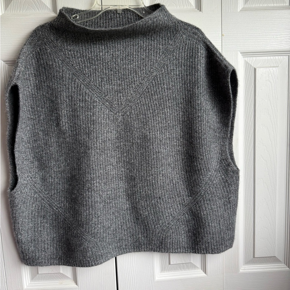 Anthropologie Gray Cowl Neck Sweater